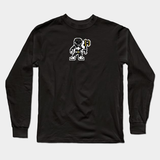 Black Ranger Pixel Long Sleeve T-Shirt by Javier Casillas